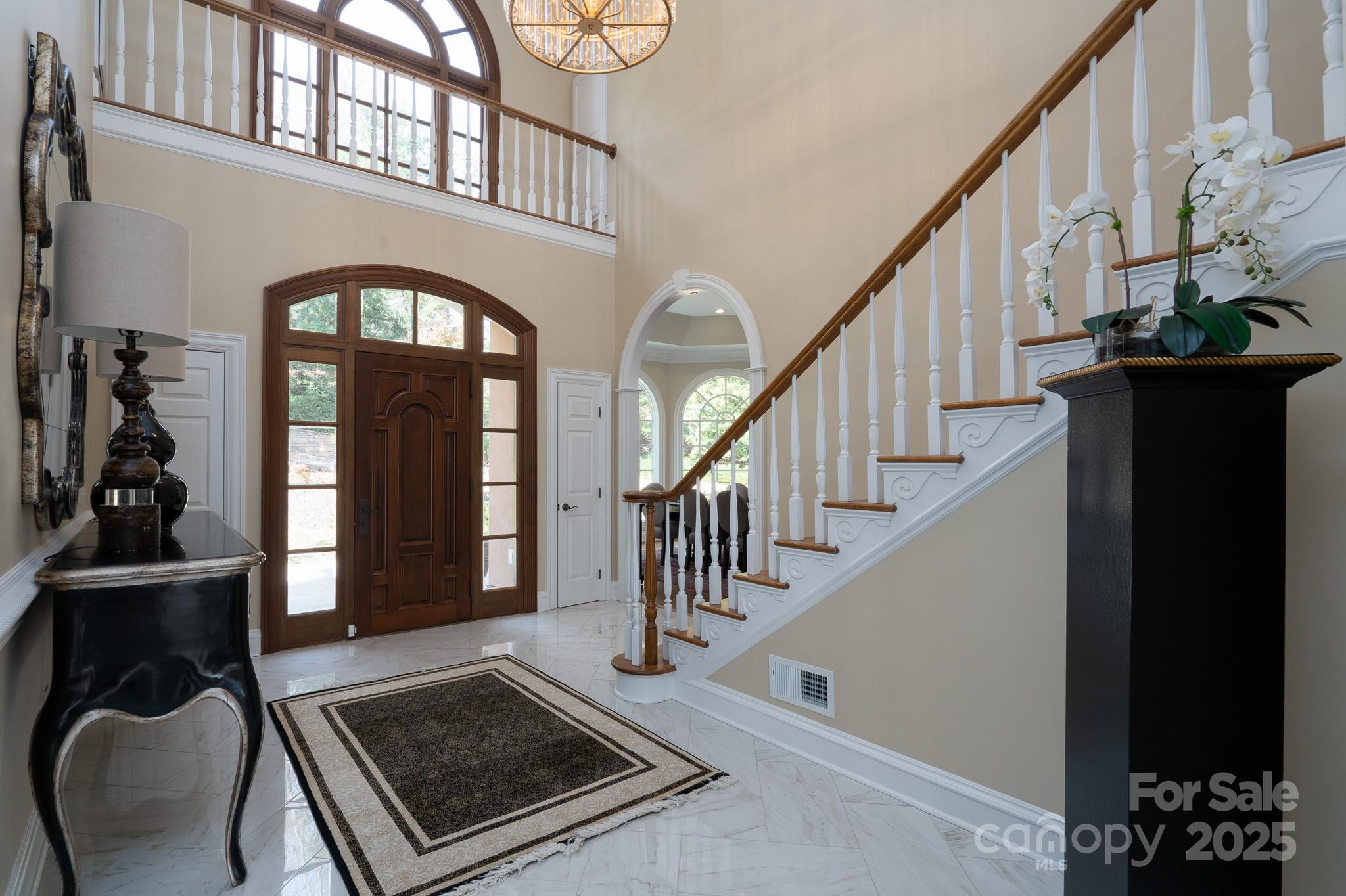 444 Glenbrook Spring New London, NC 28127 - Photo 4 of 48 a view of entryway and hall with wooden floor