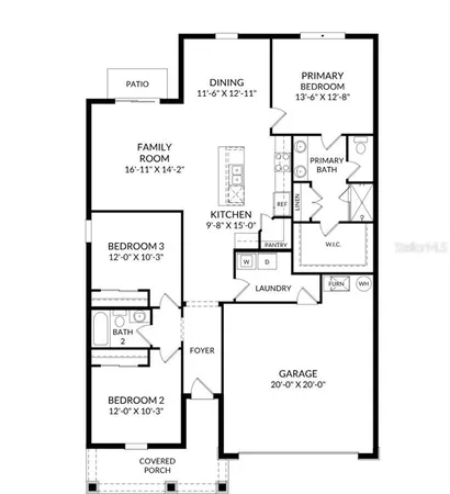 $329,490 | 1646 Blue Lagoon Circle, Mascotte, FL 34753