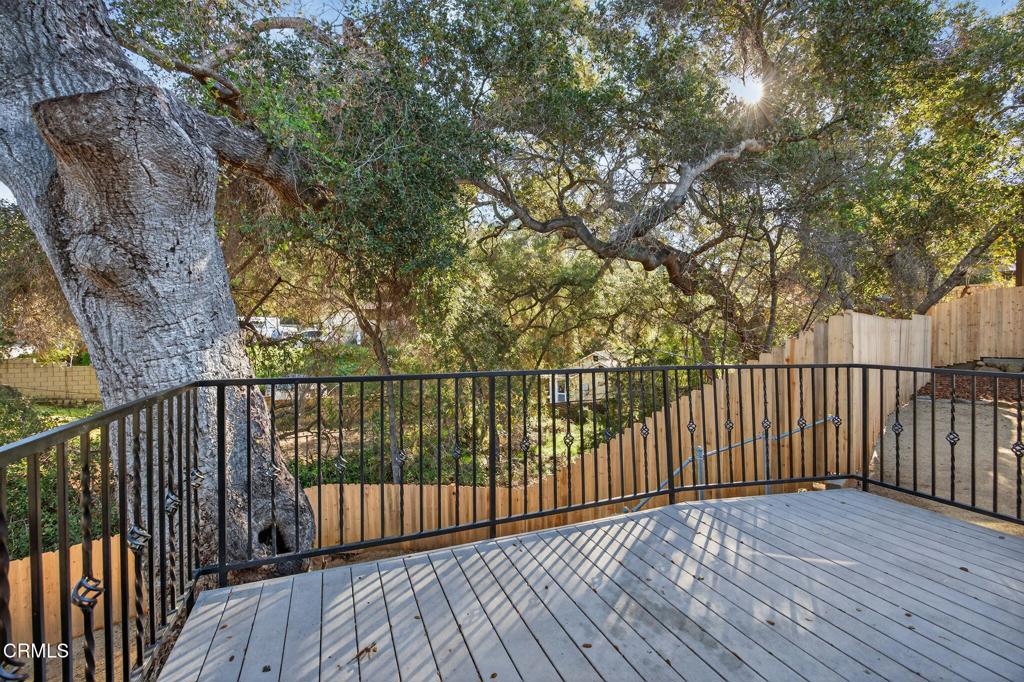 312 Prospect Street Oak View, CA 93022 - Photo 23 of 45 a view of balcony with wooden floor