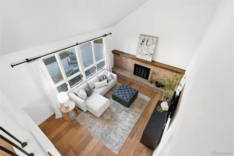 view of living room with furniture and flat screen tv