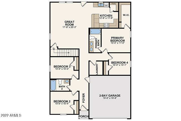 291 South Picacho Heights Road Eloy, AZ 85131 - Photo 1 of 2 1612-1_FlrPln_750x500