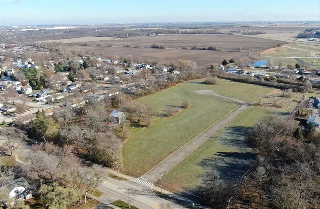 a view of city and ocean
