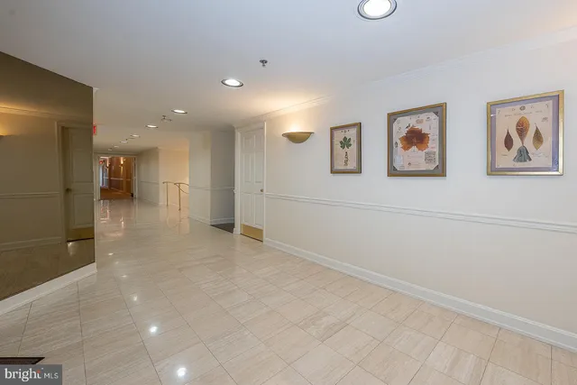 a view of a hallway with interior of the house