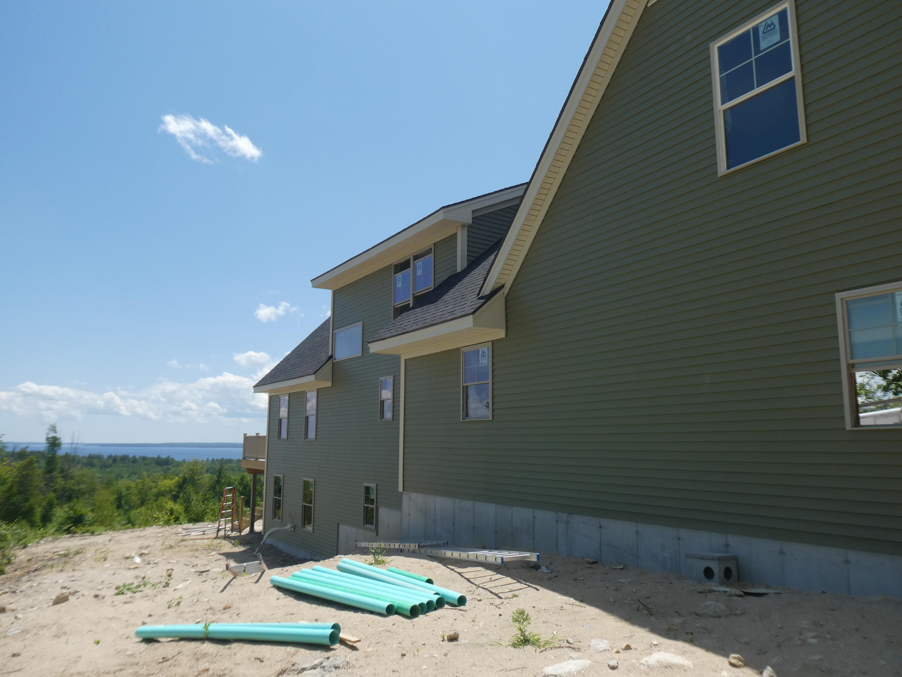 247 Kimball Corner Road Sebago, ME 04029 - Photo 17 of 43 back side progress