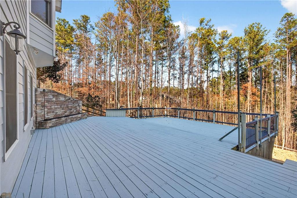 167 Calming Water Trail Dallas, GA 30132 - Photo 55 of 64 a view of outdoor space with wooden deck