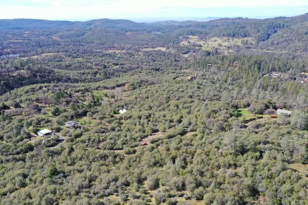a view of a large mountain in the distance