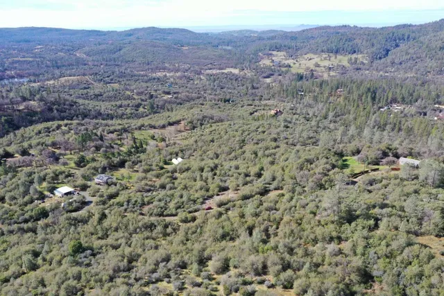 a view of a large mountain in the distance
