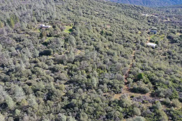 a view of a large mountains
