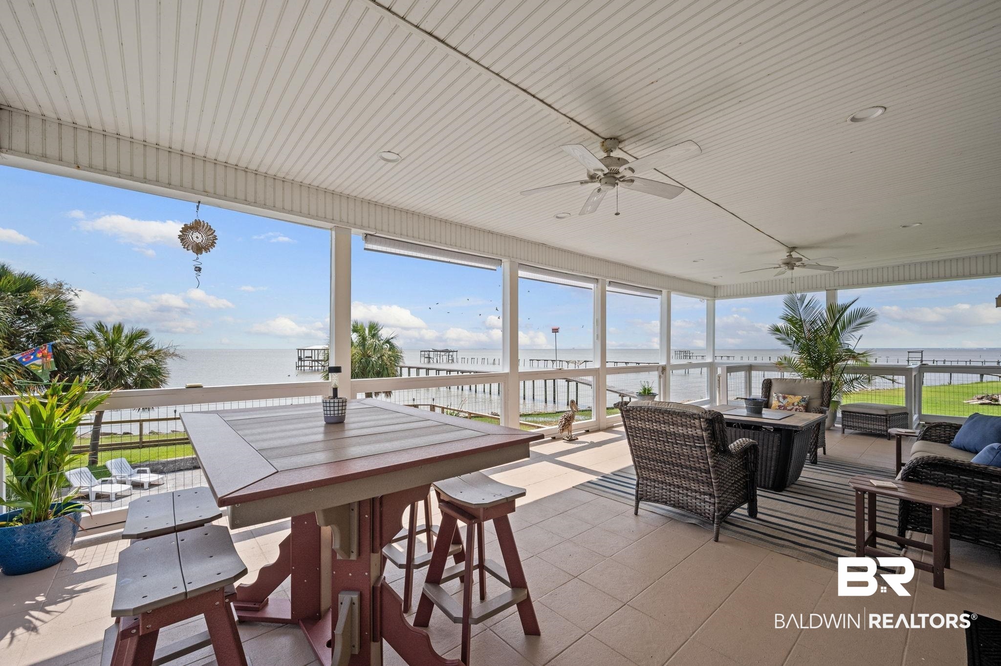 15425 Dauphin Island Parkway Coden, AL 36523 - Photo 25 of 47 Main Level Porch