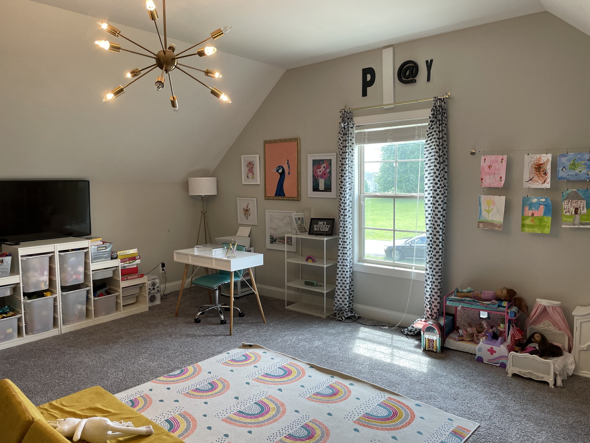 338 Tom Ferrell Road Portland, TN 37148 - Photo 23 of 26 a living room with furniture and a flat screen tv
