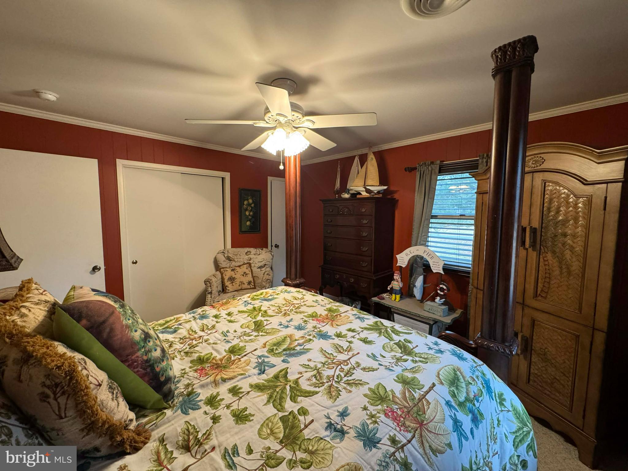 5000 Joshua Thomas Road Marion Station, MD 21838 - Photo 48 of 77 a bedroom with a bed dresser and a flat tv screen