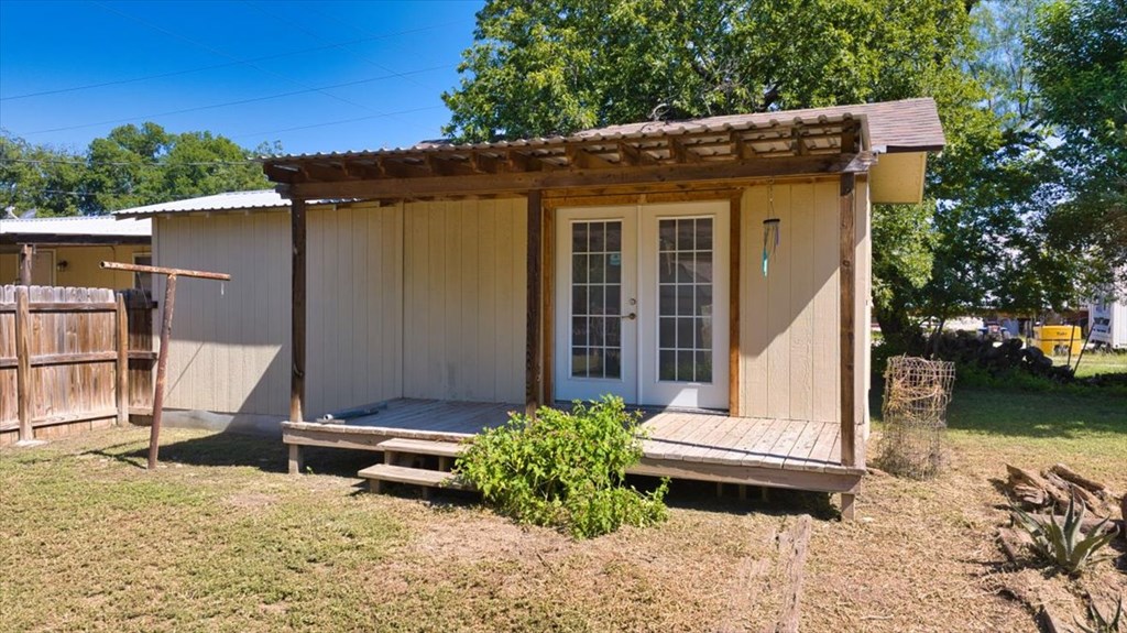 310 Canal Street Menard, TX 76859 - Photo 23 of 66 a view of a house with a yard