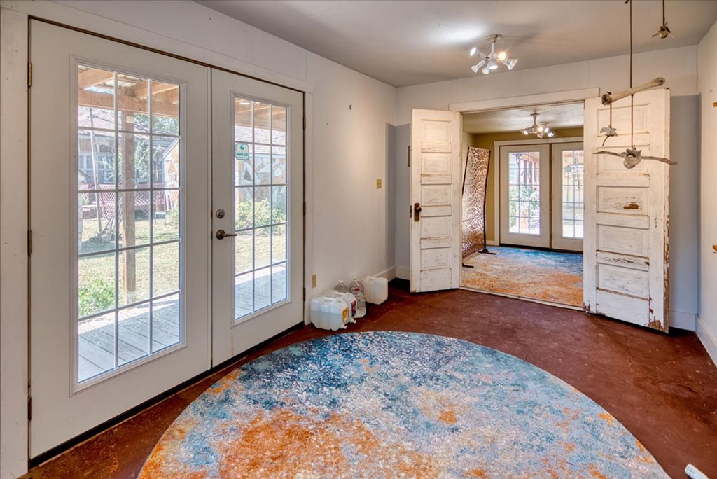310 Canal Street Menard, TX 76859 - Photo 63 of 66 a view of a room with wooden floor and windows