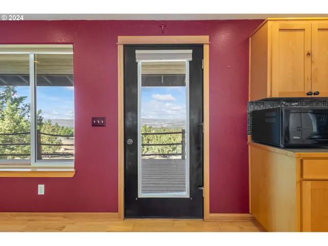 a view of front door