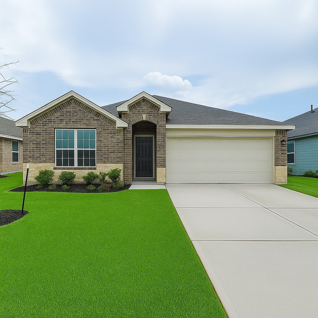 1114 Cattle Chute Court Rosharon, TX 77583 - Photo 1 of 21 a front view of a house with a yard and garage
