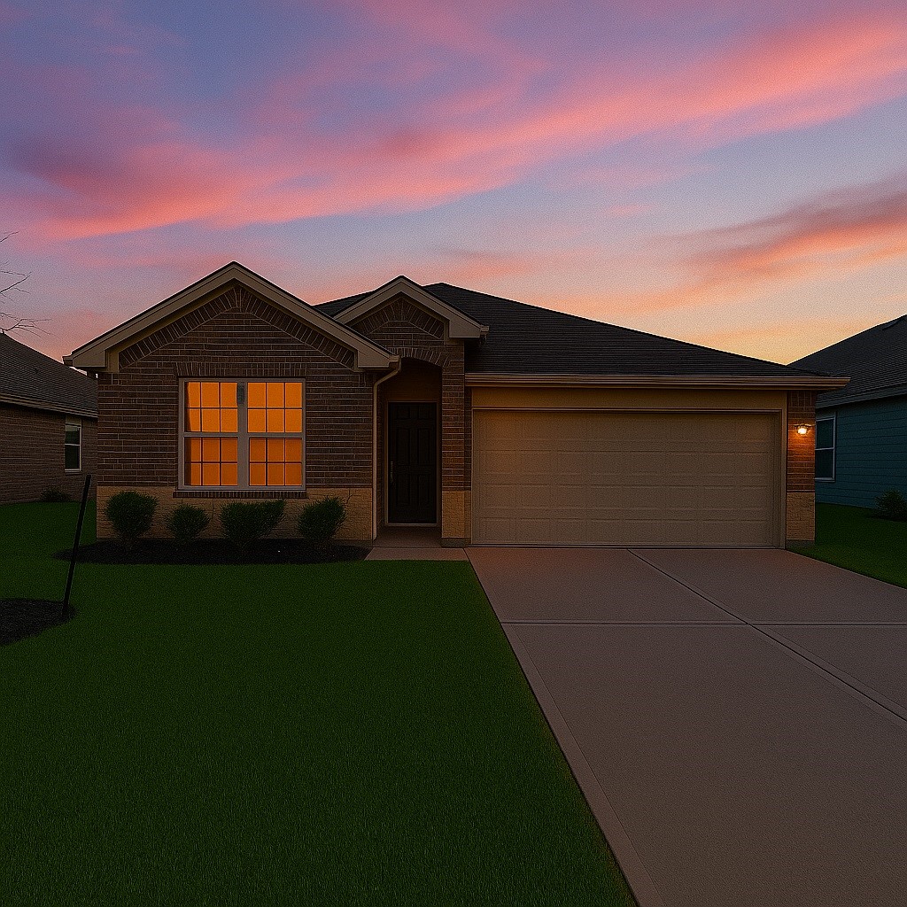 1114 Cattle Chute Court Rosharon, TX 77583 - Photo 21 of 21 a front view of a house with a garden