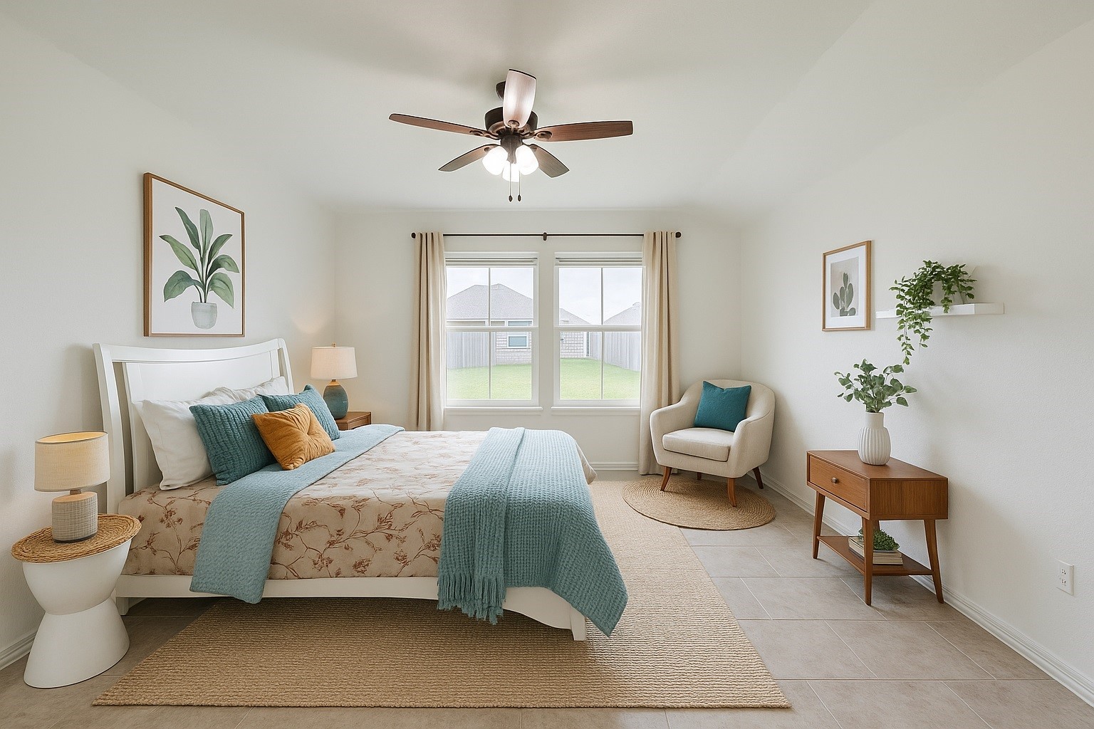 1114 Cattle Chute Court Rosharon, TX 77583 - Photo 7 of 21 a bedroom with a bed and glass window