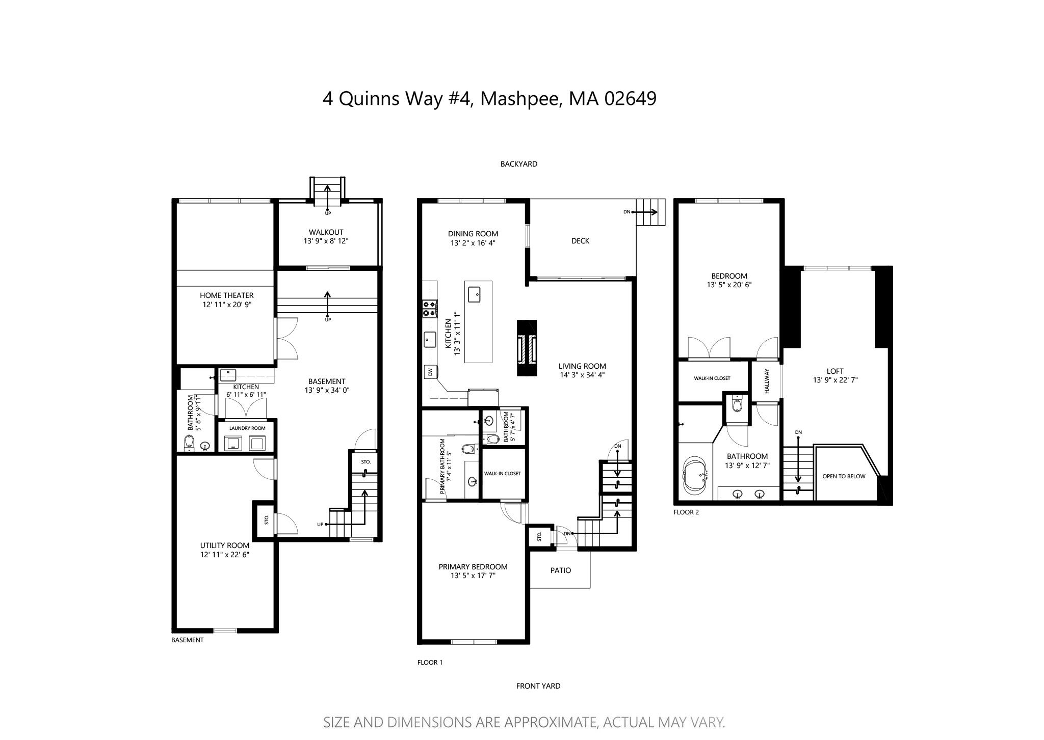 4 Quinns Way Mashpee, MA 02649 - Photo 28 of 28 a picture of a floor plan