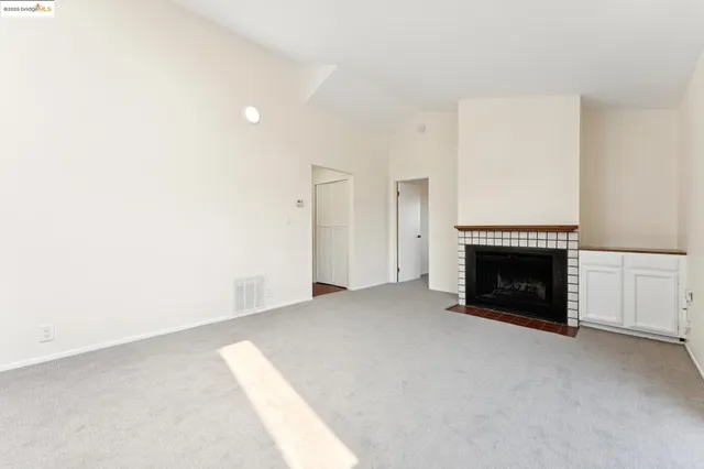 a view of a balcony with city view