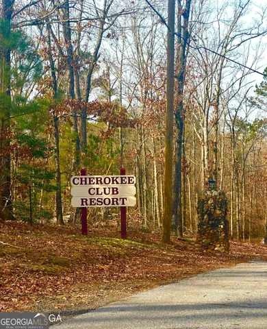 a view of outdoor space with garden and trees
