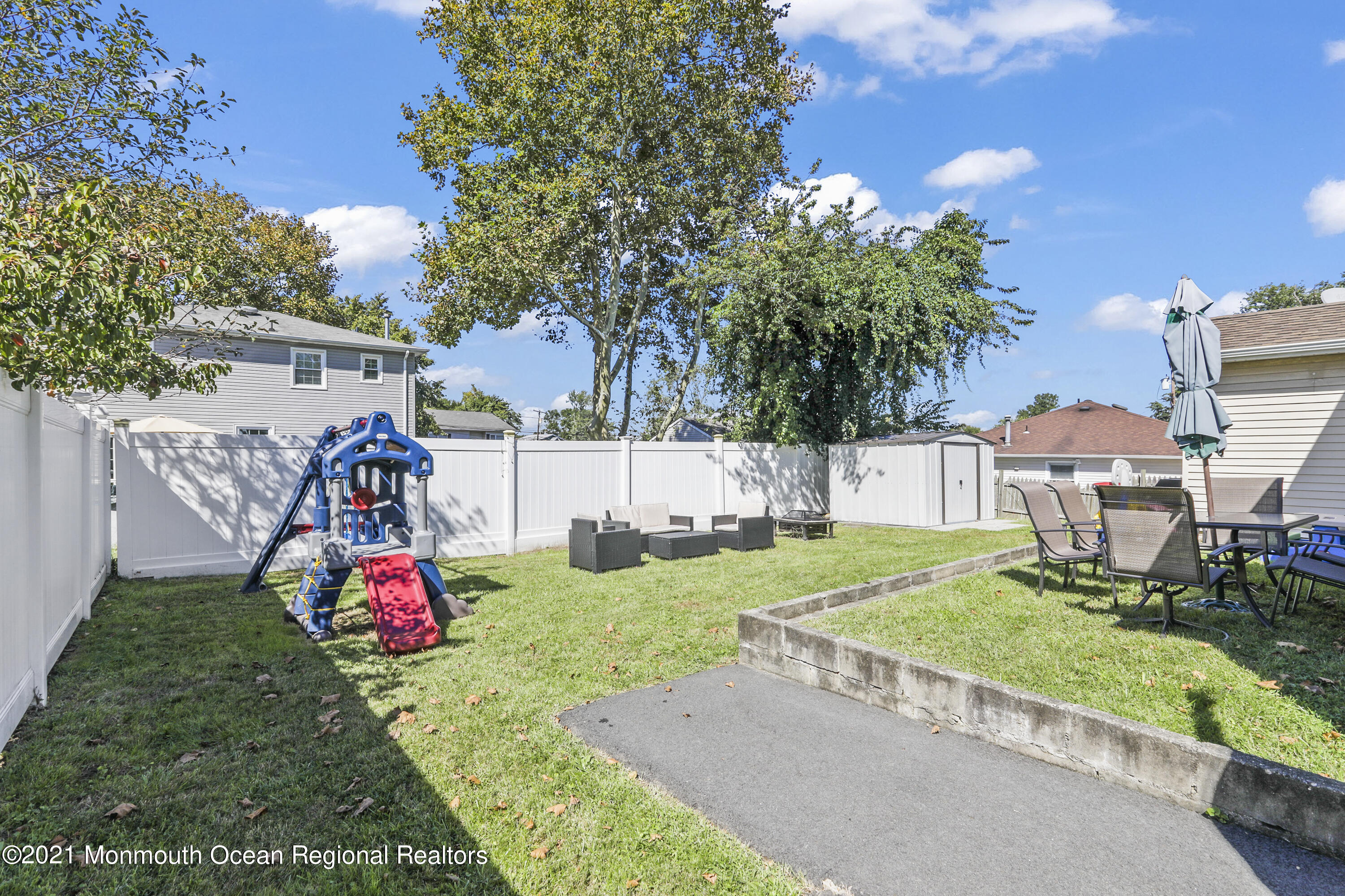 162 County Road Cliffwood, NJ 07721 - Photo 14 of 17 a view of backyard with a garden and entertaining space