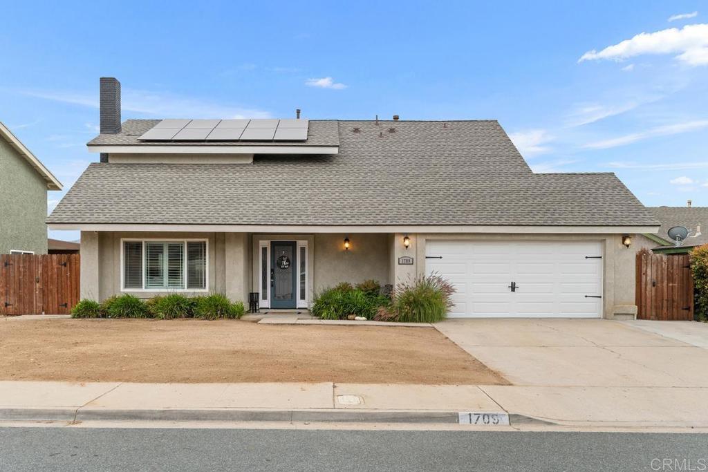 a view of a white building