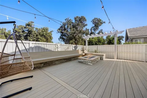 a park view with a bench