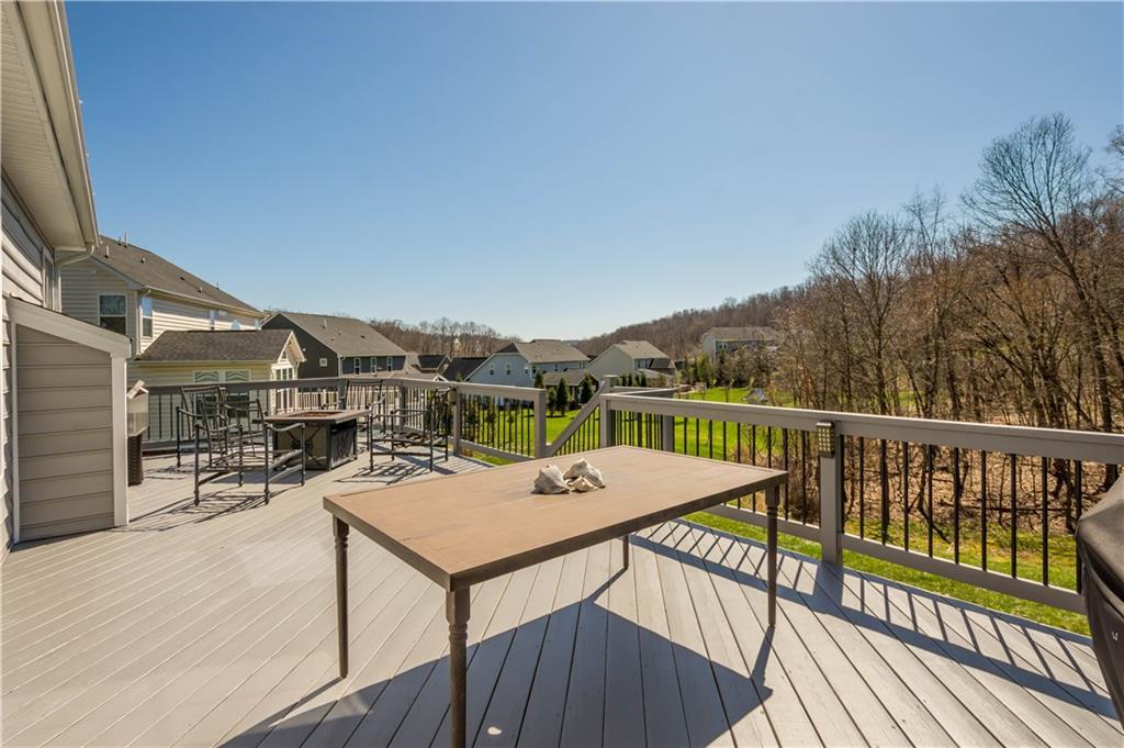4528 Walnut Ridge Circle McDonald, PA 15057 - Photo 17 of 50 a view of a balcony with chairs