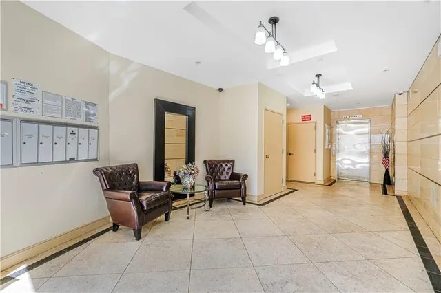 a big room with windows and closet