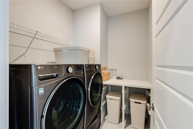 a view of a hallway with a bedroom