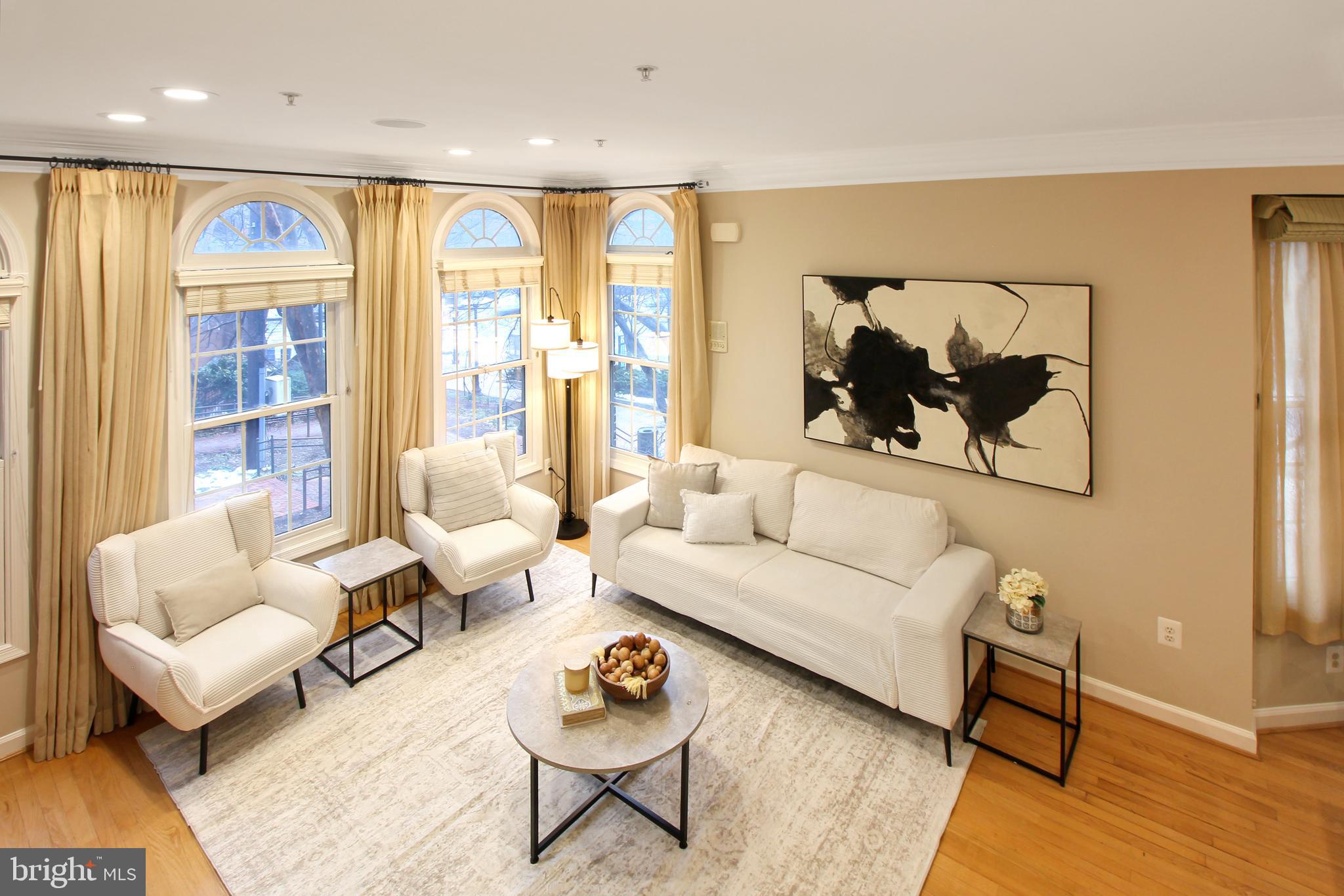 1227 Fidler Lane Silver Spring, MD 20910 - Photo 3 of 33 a living room with furniture and a large window