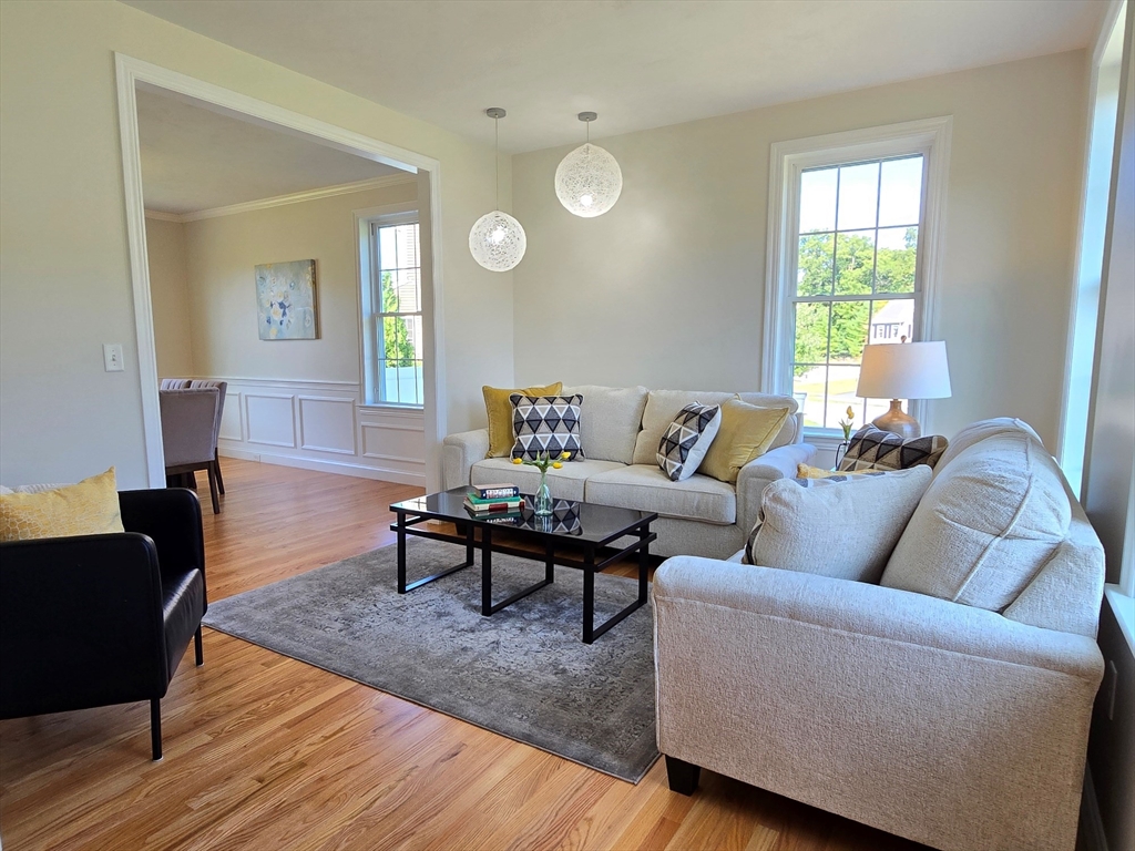 3 Willow Road Ashland, MA 01721 - Photo 7 of 41 a living room with furniture and wooden floor