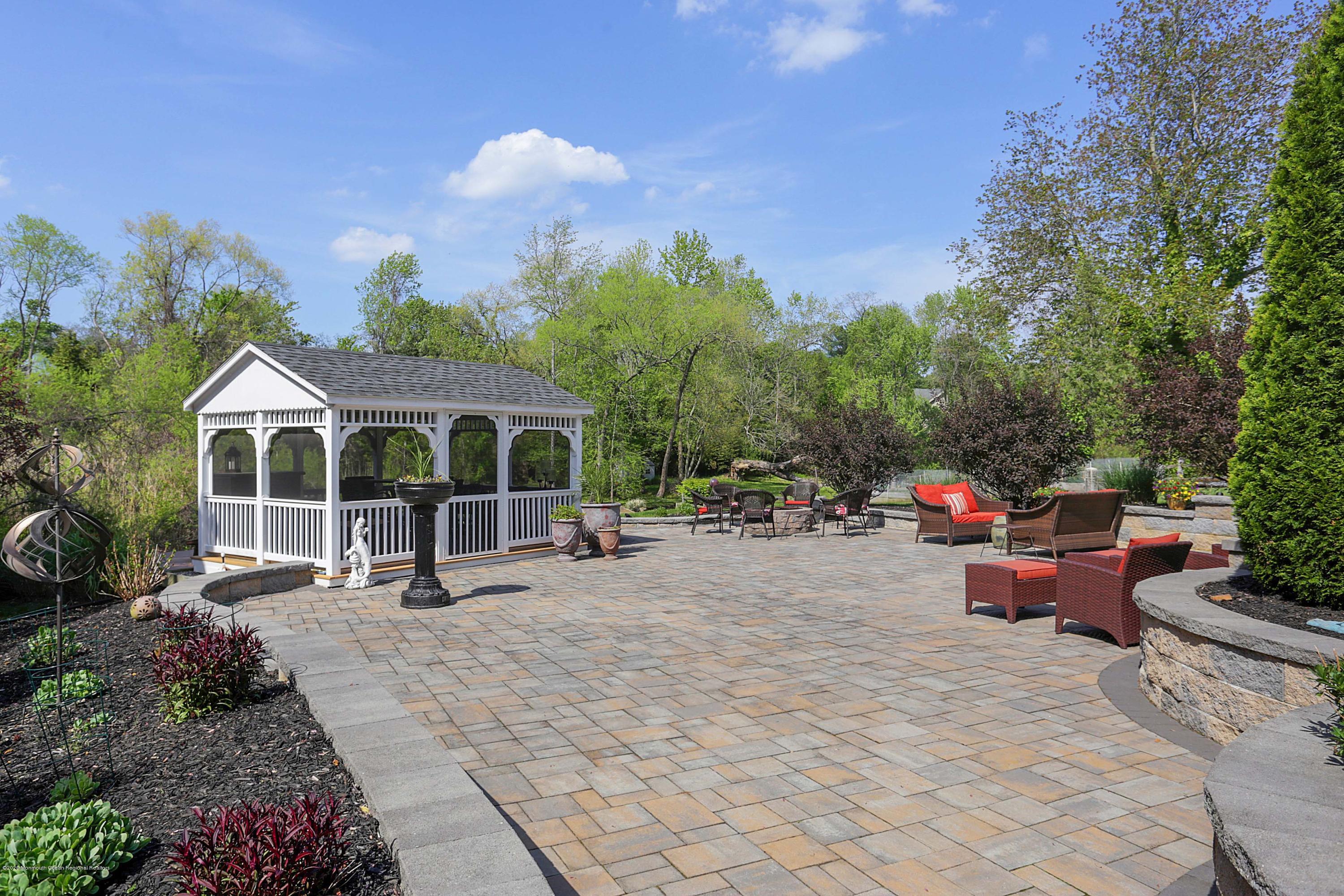 653 Locust Point Road Atlantic Highlands, NJ 07716 - Photo 15 of 57 gazebo and patio view