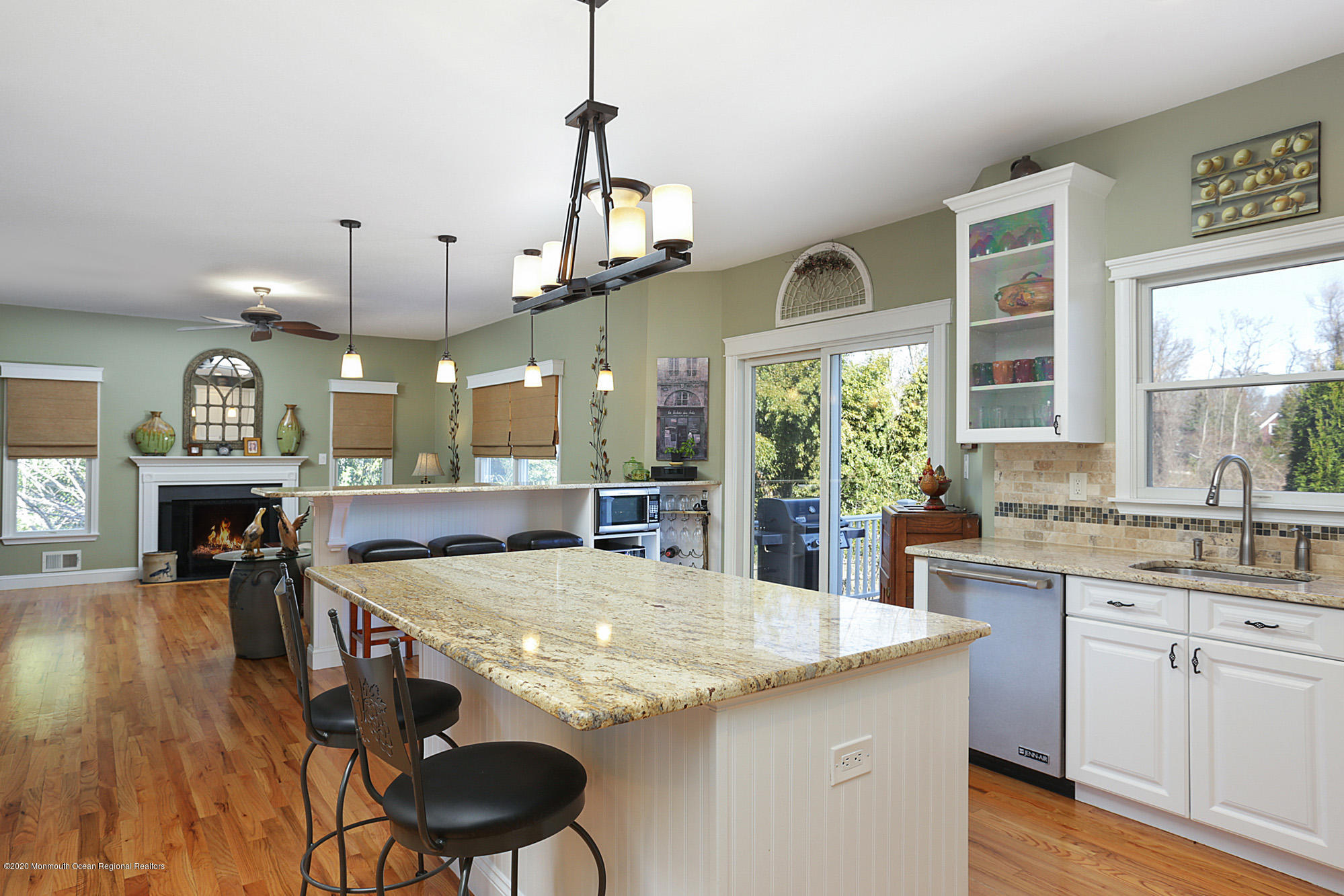 653 Locust Point Road Atlantic Highlands, NJ 07716 - Photo 23 of 57 kitchen into family room