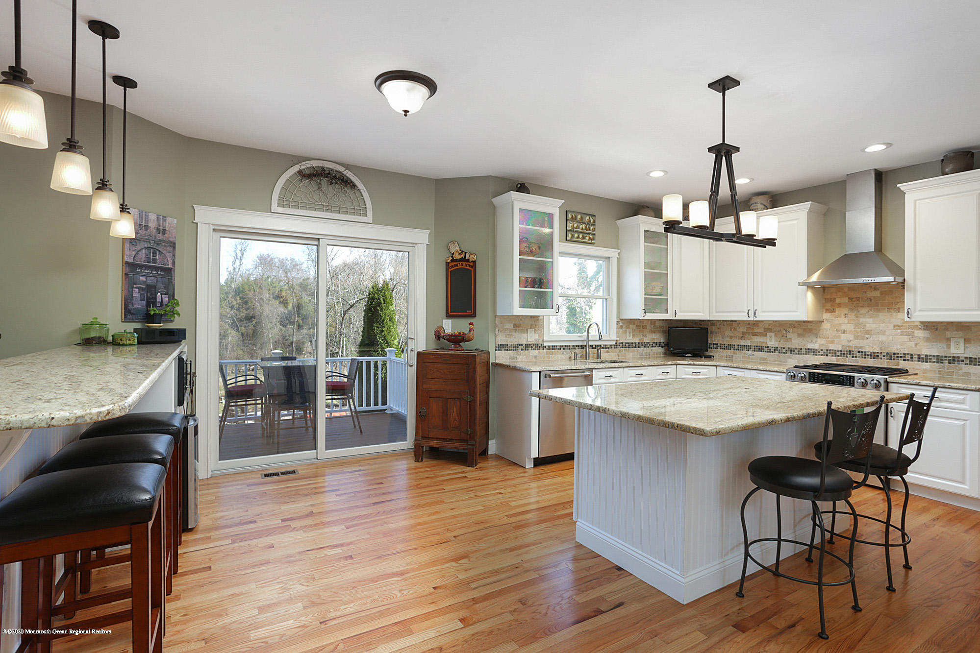 653 Locust Point Road Atlantic Highlands, NJ 07716 - Photo 25 of 57 Kitchen features hardwood floors