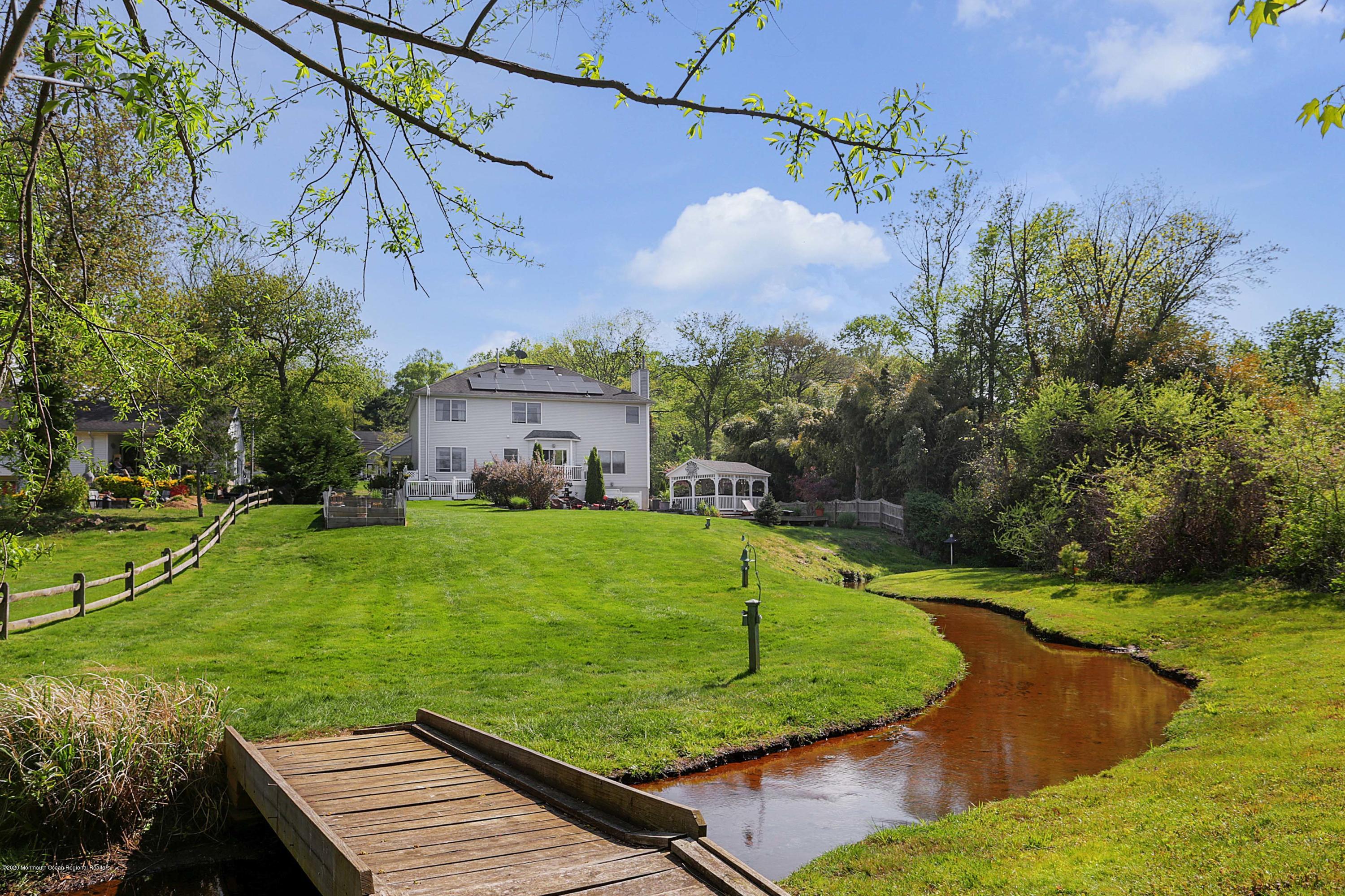 653 Locust Point Road Atlantic Highlands, NJ 07716 - Photo 6 of 57 foot bridge toward house view