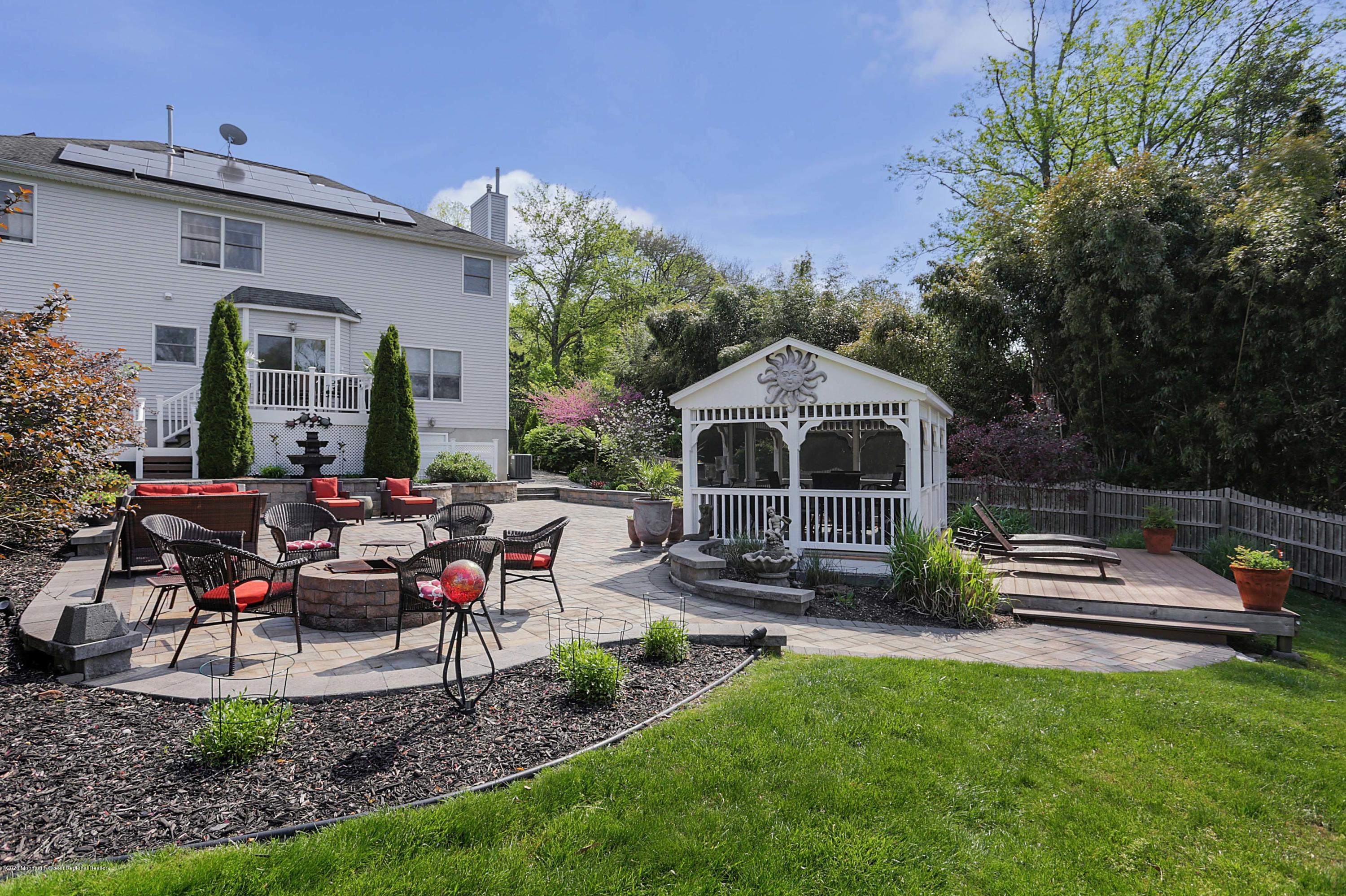 653 Locust Point Road Atlantic Highlands, NJ 07716 - Photo 7 of 57 firepit gazebo view