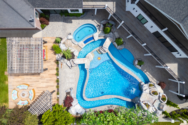 1263 Chapman Court Alpine, UT 84004 - Photo 79 of 83 Aerial view of a pool area