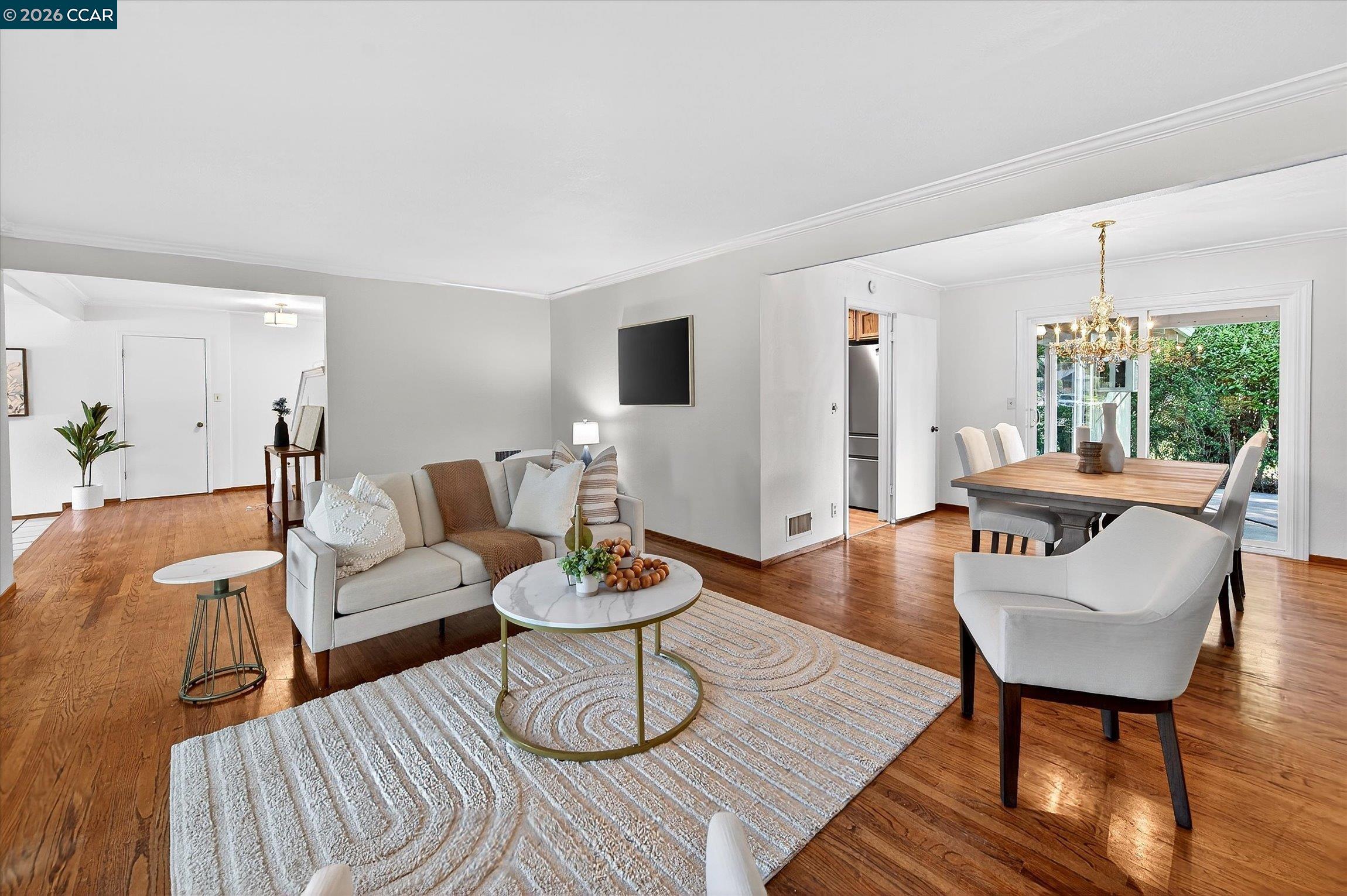 27 Milburn Court San Ramon, CA 94583 - Photo 10 of 41 a living room with furniture and a wooden floor