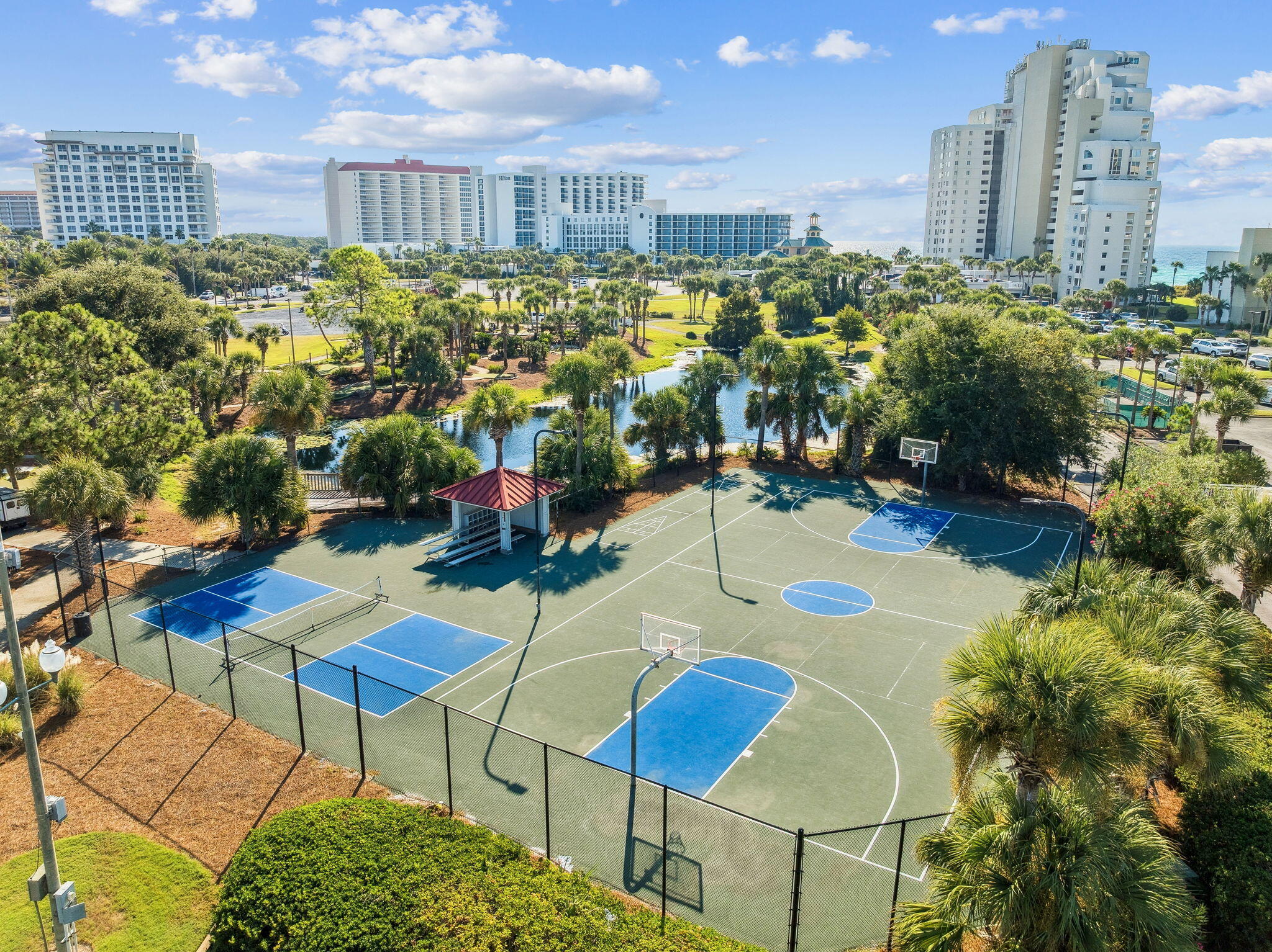 4253 Beachside 2, Unit 4253 Miramar Beach, FL 32550 - Photo 45 of 92 a view of a chairs and table in patio