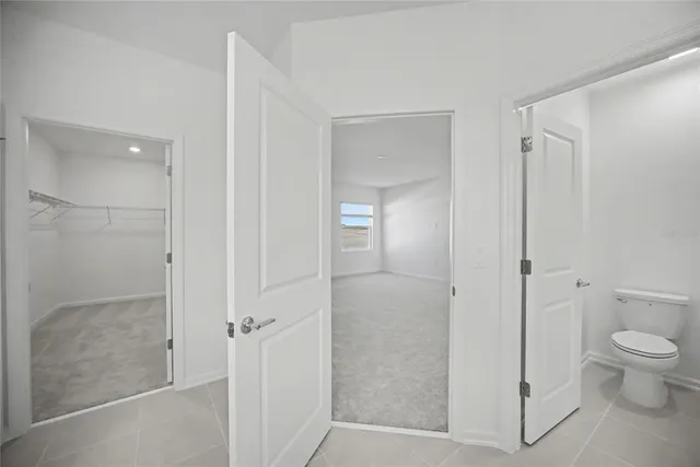 a view of a swimming pool with a lake view