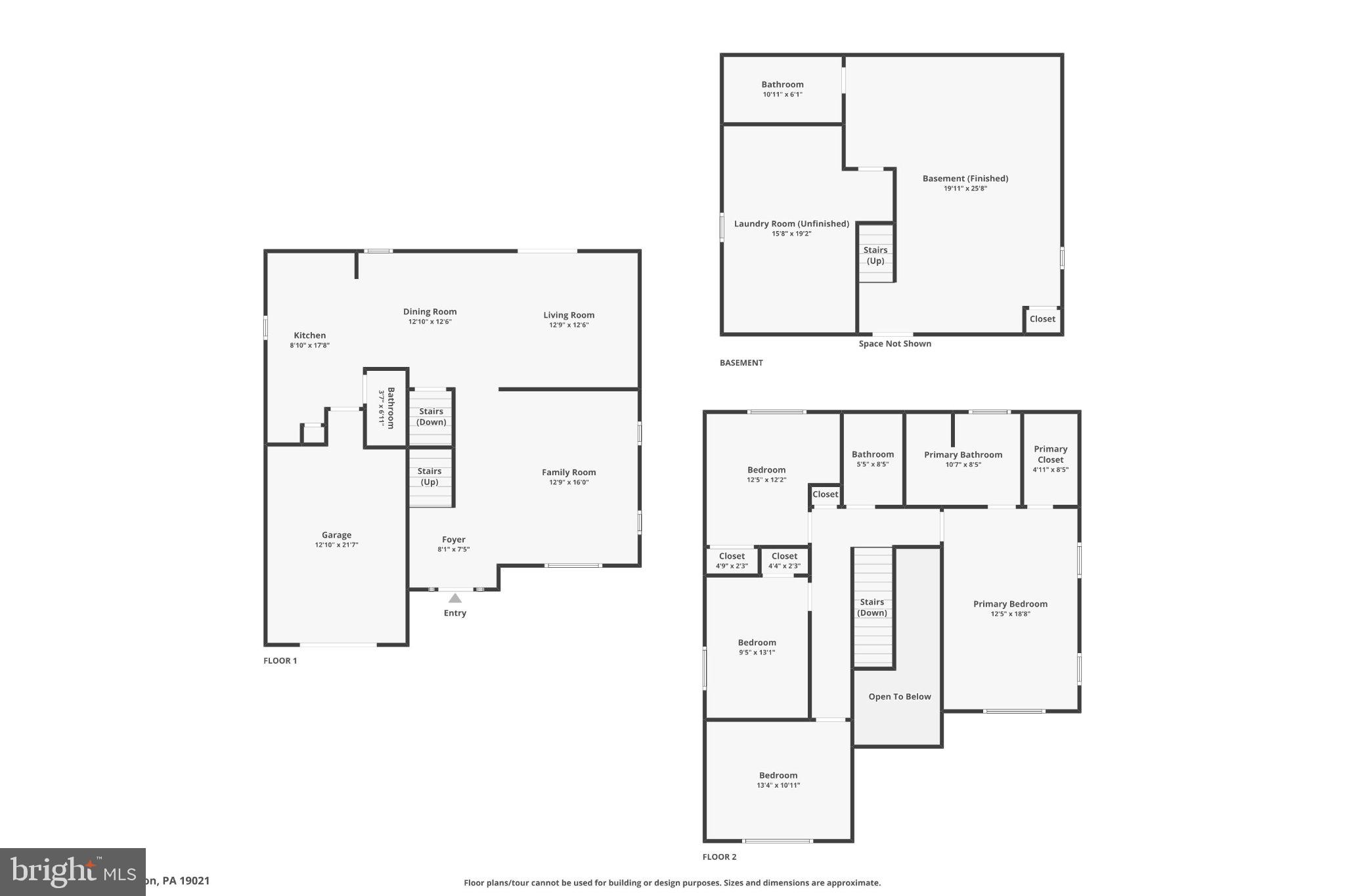 2347 Maple Avenue Croydon, PA 19021 - Photo 60 of 60 Spacious multi-level floor plan layout.