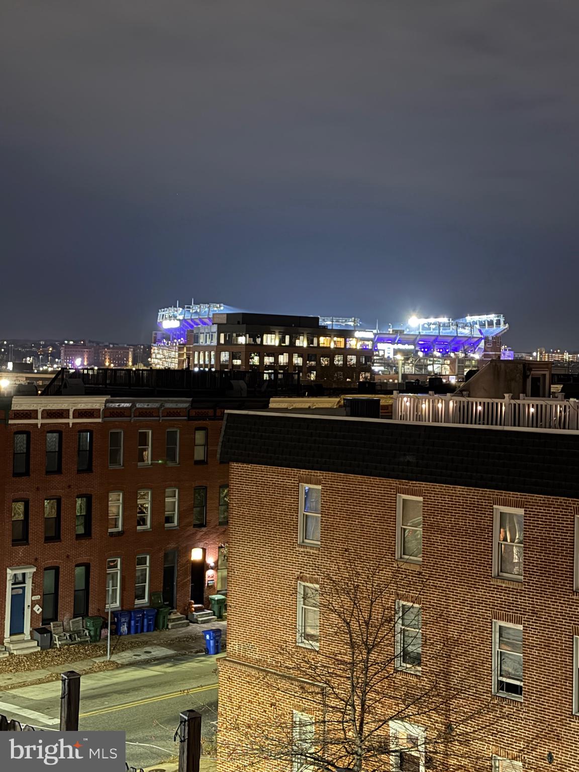 17 West Fort Avenue Baltimore, MD 21230 - Photo 38 of 43 View from rooftop deck: M&T Stadium .7 miles away