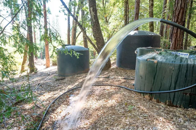 a view of a patio with a table chairs and a backyard