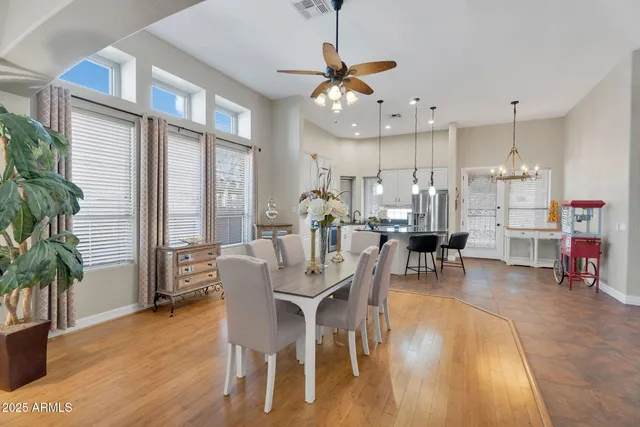 a bedroom with a bed and a fireplace