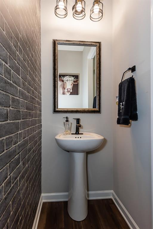 2575 Morehead Street Norcross, GA 30071 - Photo 23 of 36 a bathroom with a sink and mirror
