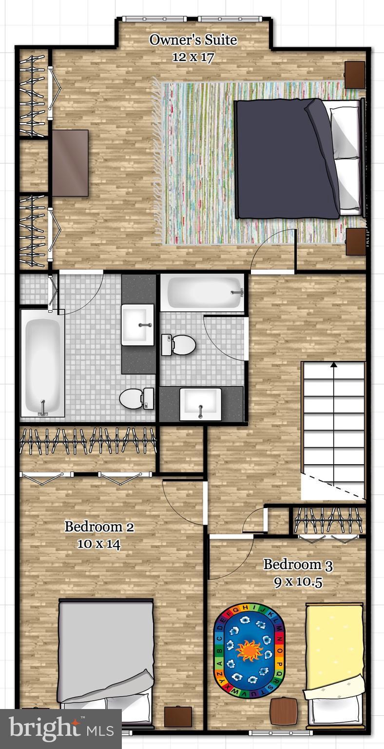 10943 Amherst Avenue Silver Spring, MD 20902 - Photo 23 of 25 Upper Level Floor Plan