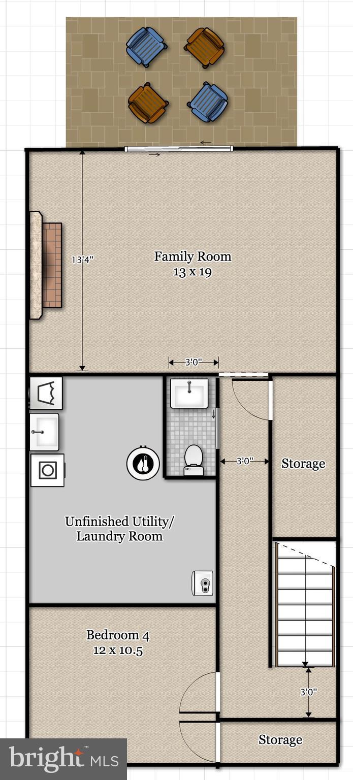 10943 Amherst Avenue Silver Spring, MD 20902 - Photo 25 of 25 Lower Level Floor Plan