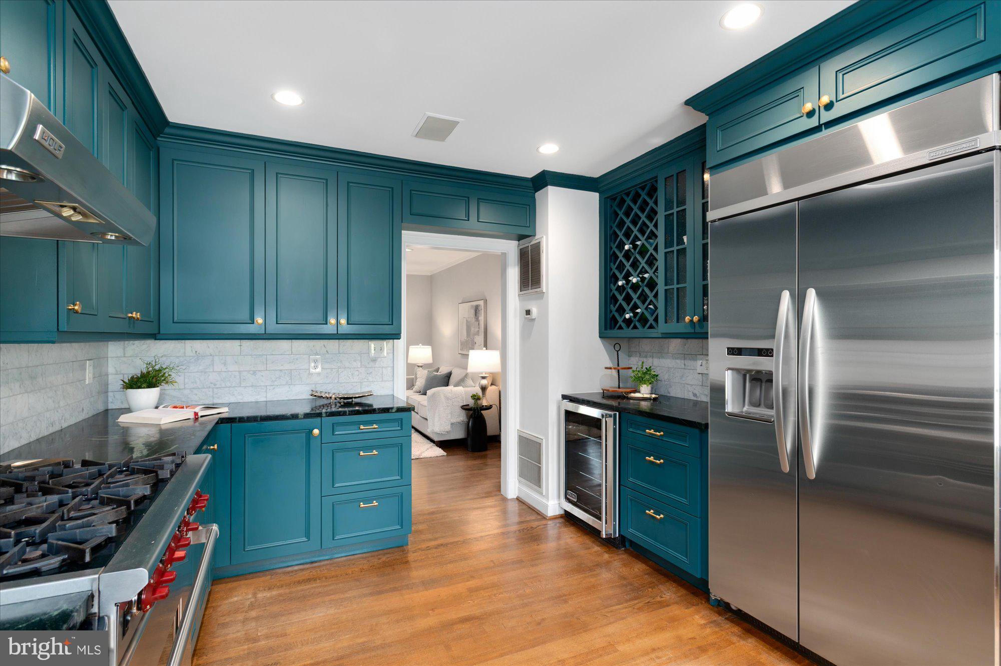 5316 Carvel Road Bethesda, MD 20816 - Photo 11 of 40 Beautifully updated kitchen with copious cabinetry