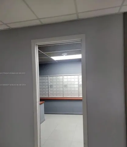 a view of empty room